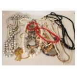 Lot of 20 Assorted Costume Jewelry Necklaces