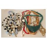Lot of 20 Assorted Costume Jewelry Necklaces
