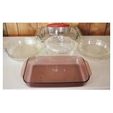 Lot of Assorted Pyrex Dishes