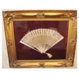 Framed Oriental Fan