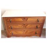 Marble-Top 3-Drawer Dresser
