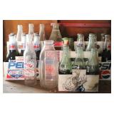 Lot of Assorted Vintage Soda Bottles