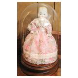 Doll in Dome Glass Case