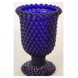Cobalt Blue Glass Toothpick Holder