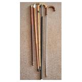 Lot of 5 Vintage Canes
