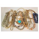 Lot of 15 Assorted Costume Jewelry Necklaces