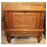 Carved Wood Cabinet