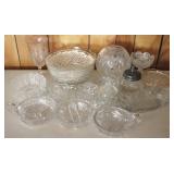 Lot of Assorted Glass Items