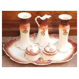 Vintage 6 pc. Dresser Set