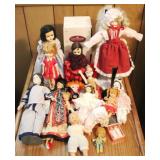 Lot of Assorted Vintage Dolls