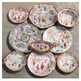 9 pc. Oriental China Items