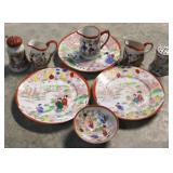 9 pc. Oriental China Items