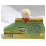 Ezra Brooks 1974 Greater Greensboro Open Bottle