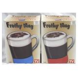 2 Frothy mugs in boxes