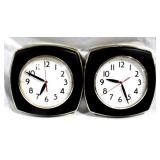 2 pieces set of wall clocks