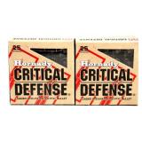 2 boxes of hornady critical defense .25 ammo