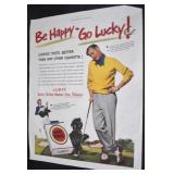 Page of 1951 Saturday Evening Post-Lucky Strike Ad
