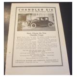 Page of Vintage Ad-Chandler Motor Car Co Cleveland