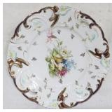 Antique floral platter - 11.5