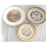 3 Piece Lot of Collector Plates