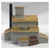 Ezra Brooks Whiskey Factory Bottle - 7.5" tall