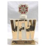 Ezra Brooks VFW Bottle - 10.5"