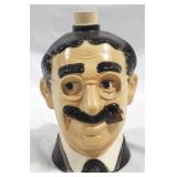 Ezra Brooks Groucho Marx Bottle - 8"