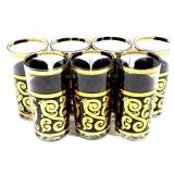 7 piece vintage glass tumblers