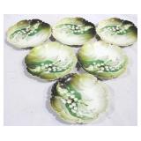 6 piece antique place set