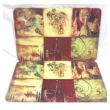 Pair of Glass Counter Protector/Cutting Board