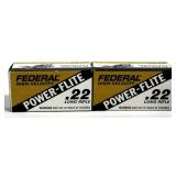 2 boxes of power-flite .22 ammo