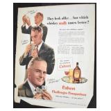Page of Vintage Magazine Ads-Calvert Whiskey