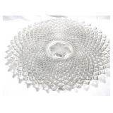Large glass serving platter
