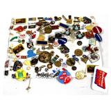lot of assorted lapel/hat pins