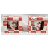 2 Coca-Cola Holiday Mugs, new in box