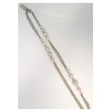 Silvertone Chicos necklace