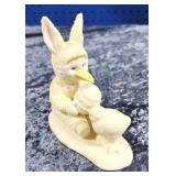 Snow Bunny with chick