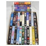 Box lot of VHS Tapes to include some Disney