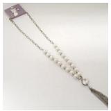 Faux pearl & rhinestone necklaces