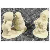 Snow Babies with Wreath