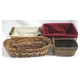 Group of 4 baskets