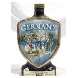 Jim Beam Germany Bottle - 10" tall