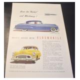 Page of Vintage Advertisements-Oldmobile Rocket Ad