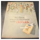 Vintage Advertisement of Old Golds Cigarettes