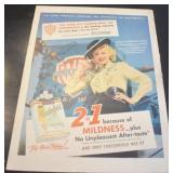 Page of 1952 Life Magazine-Chesterfield Cigarettes