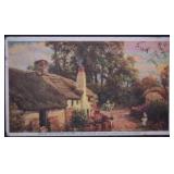 Vintage Cottage Postcard