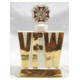 Ezra Brooks VFW Bottle - 10.25" tall