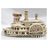 Ezra Brooks Delta Belle Steamboat Bottle - 7"
