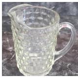 Fostoria American Pitcher - 9" tall