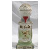 Jim Beam WGA 1971 Bottle - 13" tall